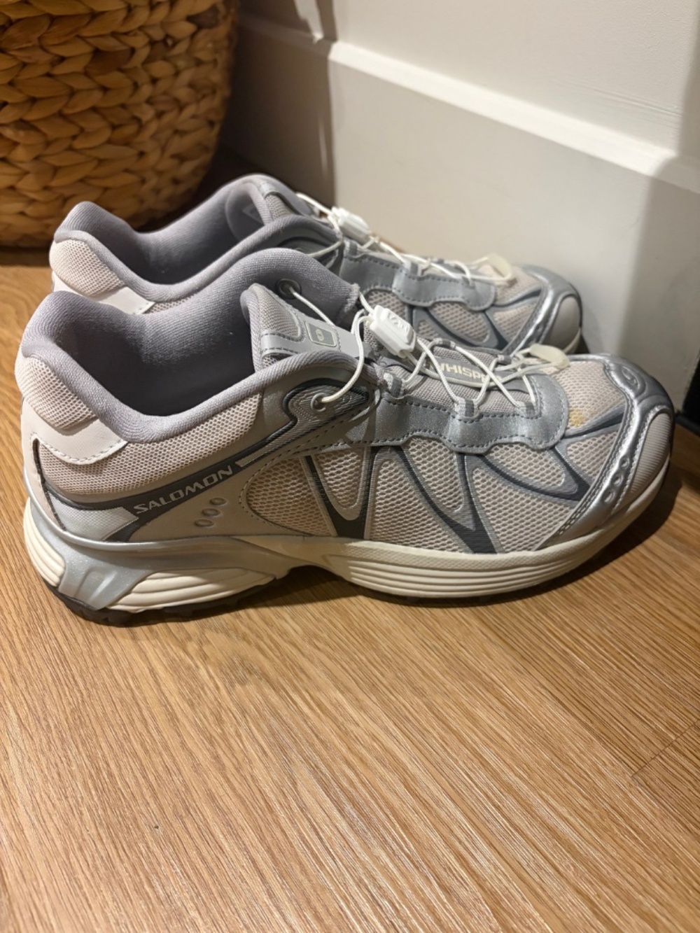SALOMON XT-Whisper Sneakers In Silver/Lunar Rock